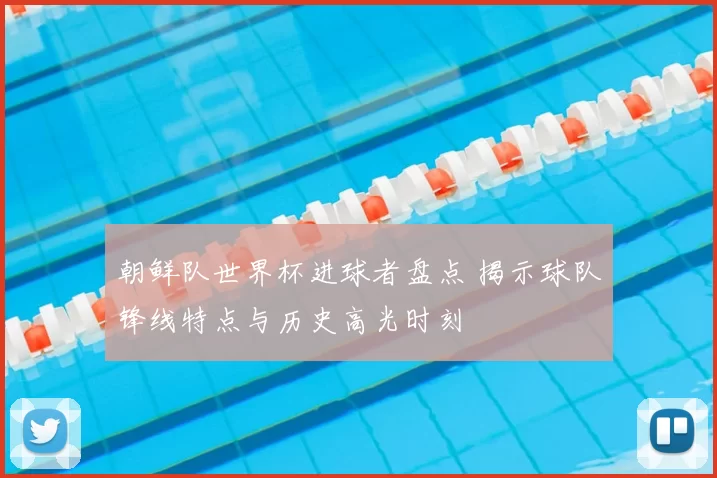 朝鲜队世界杯进球者盘点 揭示球队锋线特点与历史高光时刻
